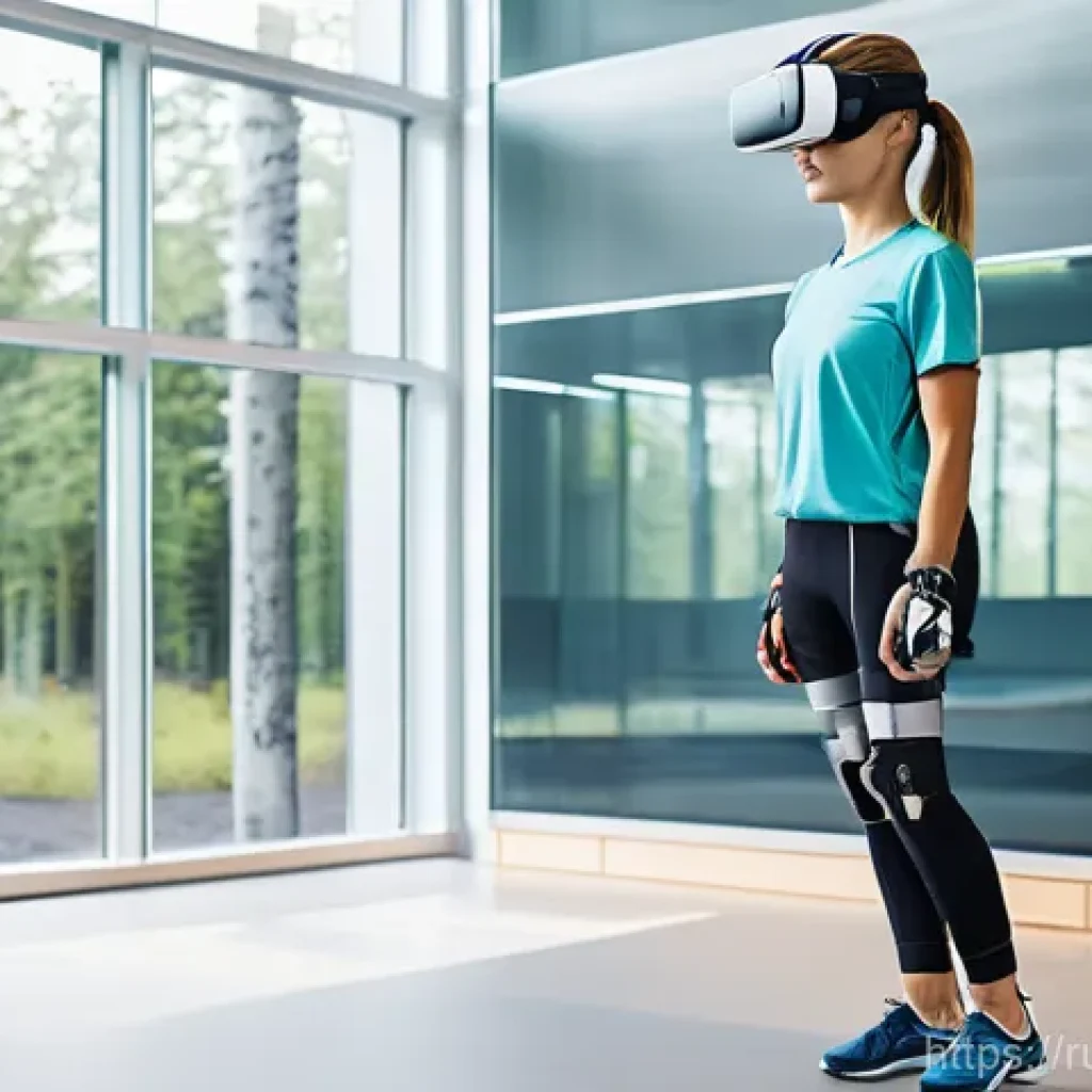 사지마비 환자 지원 프로그램 - **Prompt:** A young adult, male or female, with a determined expression, is actively participating i...