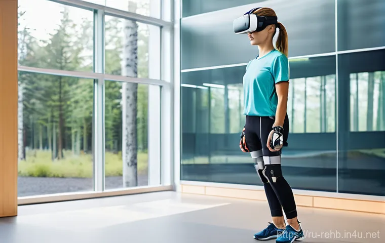 사지마비 환자 지원 프로그램 - **Prompt:** A young adult, male or female, with a determined expression, is actively participating i...