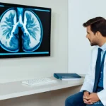 Home 20 허리디스크 재활 효과 분석 - **Prompt 1: Doctor's Consultation and Diagnosis**
"A realistic and professional image of a femal...