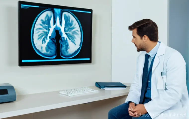 허리디스크 재활 효과 분석 - **Prompt 1: Doctor's Consultation and Diagnosis**
"A realistic and professional image of a femal...